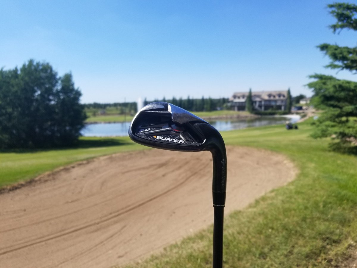 SuiteFourEleven's tweet photo. Tested out the new clubs this AM. Shot a brutal 88 but an absolute beauty day to be outside. #yeg #yegwx https://t.co/6TPebGyIXw