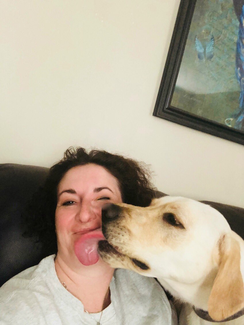 I am invading her personal space, but I am working on it. She is extremely understanding! #Labrador #charmcitypetcrematory #lifeofzoey