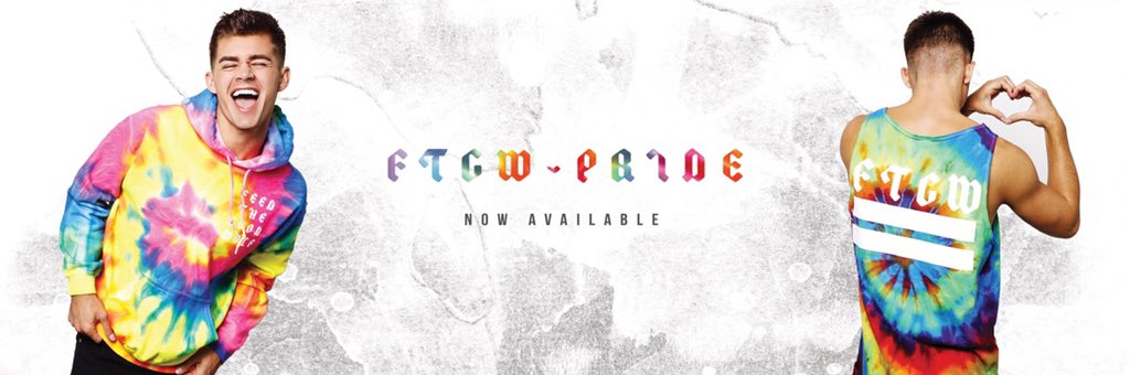 veryrarecreate's tweet photo. FTGW - PRIDE
🌈
Teaming up with Matt Crawford once again, the PRIDE campaign looks to shine light on expressing yourself and being happy with who you are.
🌈
15% of all proceeds will go towards HRC: Human Rights Campaign.  Get your PRIDE gear now!

https://t.co/Xe9WTUZYeF https://t.co/LOzn4AzBIp