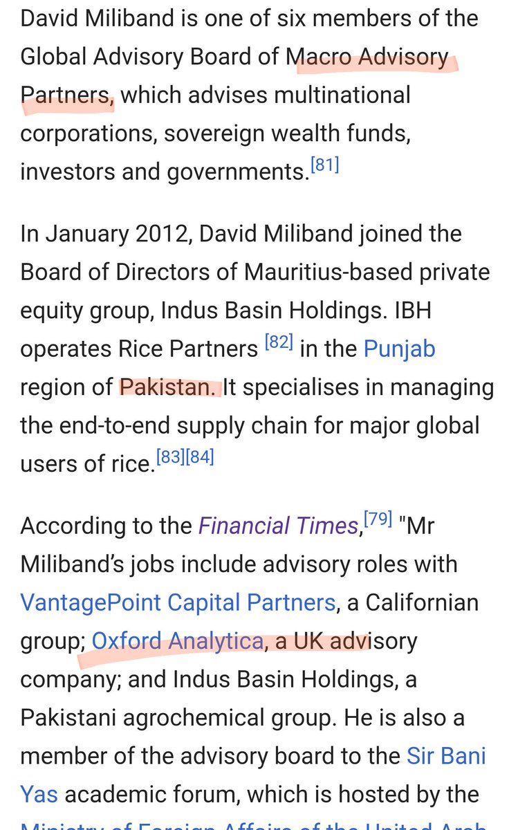 Miliband is a Soros Trilateral Podesta pal.Macro Advisory Partners (MAP)