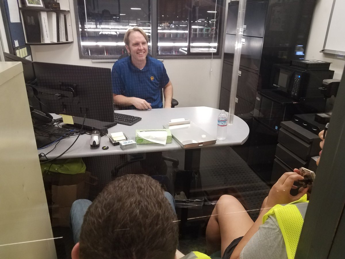 Seattle Twilight Manager Brad Blackwell sitting down with his CHSP Sup and Co-Chair to film their "Why is safety important to me?" Summer Safety Video! Way to go Brad! #AnotherSafeUPSer #SafetyFirst <a href="/NEHUBPEAK/">NE HUBs</a> <a href="/safebychoice/">safebychoicenotbychancedotcom</a> <a href="/CHSP_northwest/">Curtis Wentler</a> <a href="/UPS_Seattle/">Seattle Twilight</a> <a href="/sea1prb/">Paul Bond</a> <a href="/SteveReddingUPS/">Steve Redding</a>