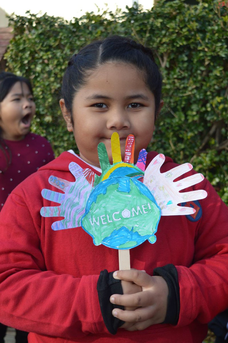 CabraWestPS's tweet photo. Cabramatta West Public School Celebrates Refugee Day and sends all their love to the World on World Refugee Day #WorldRefugeeDay2018 #RedforRefugees #WithRefugees⁠ ⁠ @UNRefugeeAgency @OzRefugeeCounc @TeachersFederation @TesolOz @ScottsDavidson @AbbySaleh https://t.co/MhBVoHJQQj