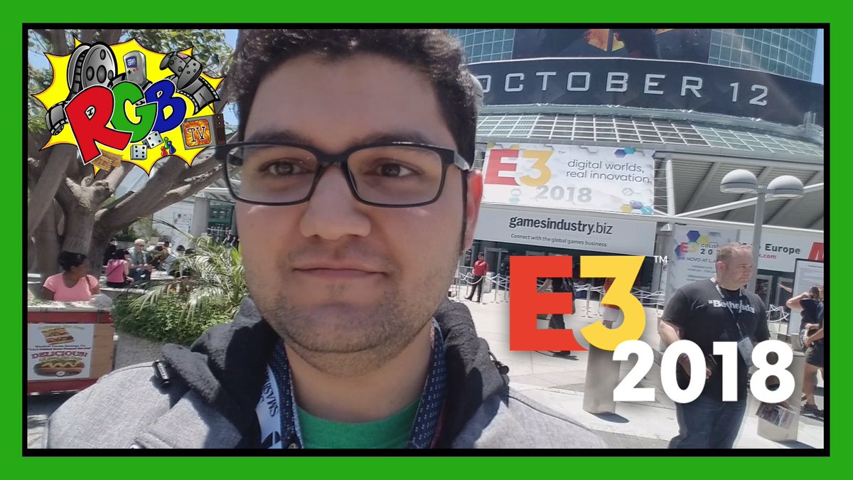 _RGBtv's tweet photo. Check out my newest video of my trip to E3 2018! #E32018 
https://t.co/5TvK7KcxBf https://t.co/7UlKFoRyfK