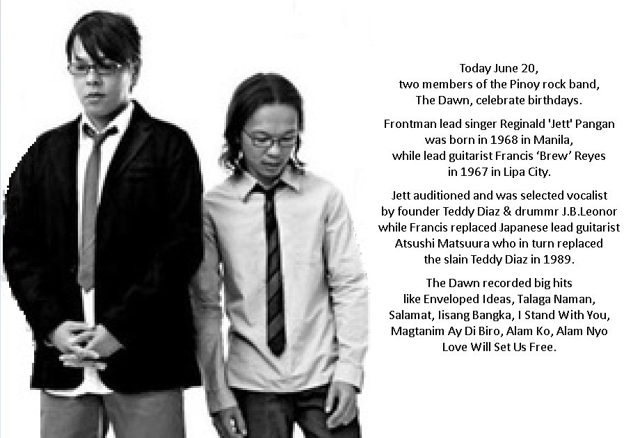 Happy birthday, the Dawn\s Jett Pangan & Francis Reyes! 
