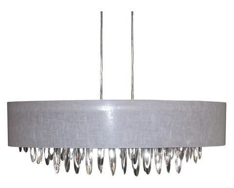 LoyalBuild's tweet image. Our hot selling product: (K)8Lt Oval Chandlier W/Gry Cam Orgza Sh , see at goo.gl/PFrwmn