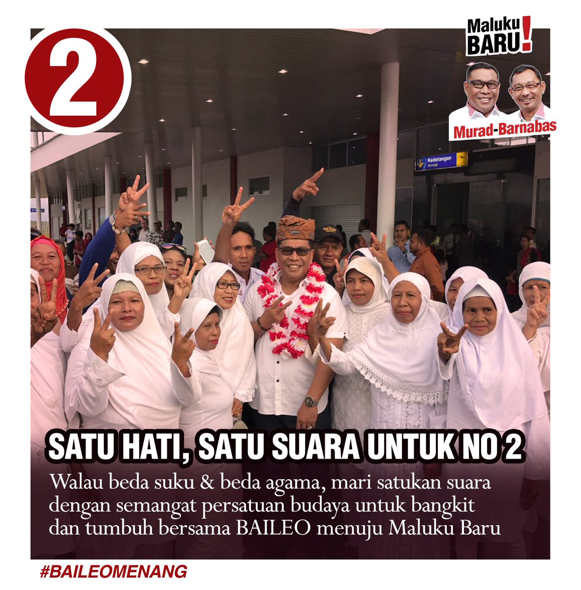 Sendy01607279's tweet photo. #PilihBaileo #7HariMenujuPerubahanMaluku #CoblosNomor2 #MasBroVoorMaluku 
@JRSC_ambon
@kabardarimaluku
@MalukuSatuMedia
@MalukuOnlineCJ https://t.co/pt3b0yHiYj
