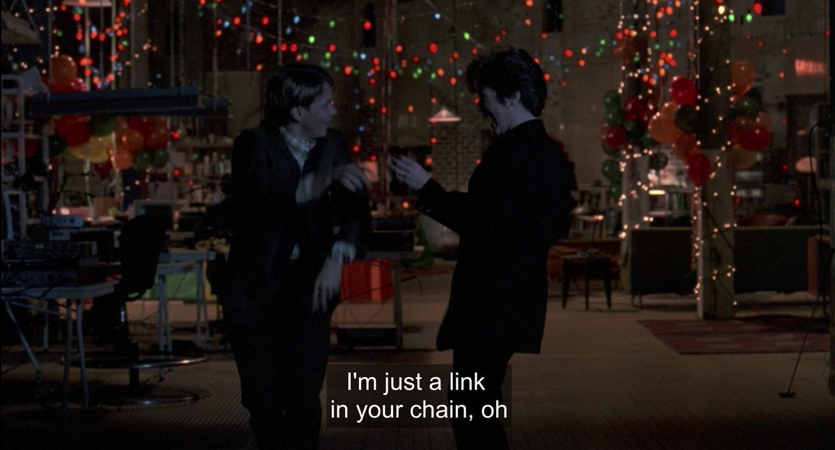 Liz (Mary McConnell) dancing with some of the team members in SNEAKERS to Aretha Franklin's "Chain of Fools" (apt!) conveys so much about the characters in so little time. it's such good, concise storytelling 