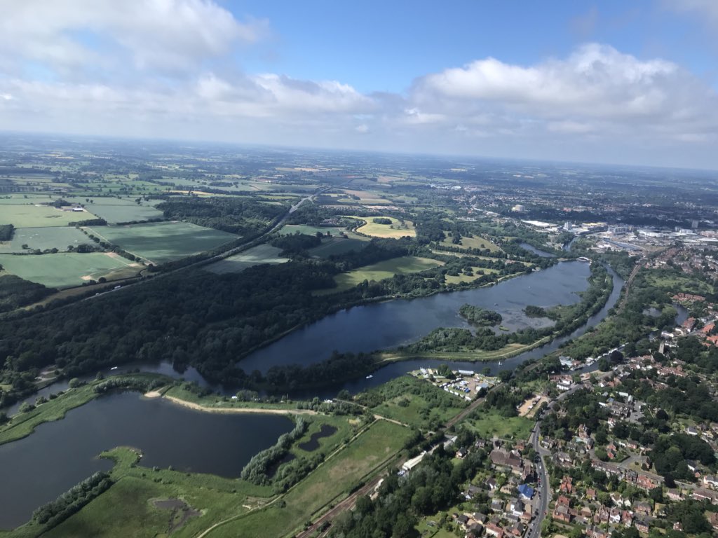 Beautiful day in Norfolk #viewfromthecrew <a href="/EastAngliAirAmb/">East Anglian Air Ambulance</a>