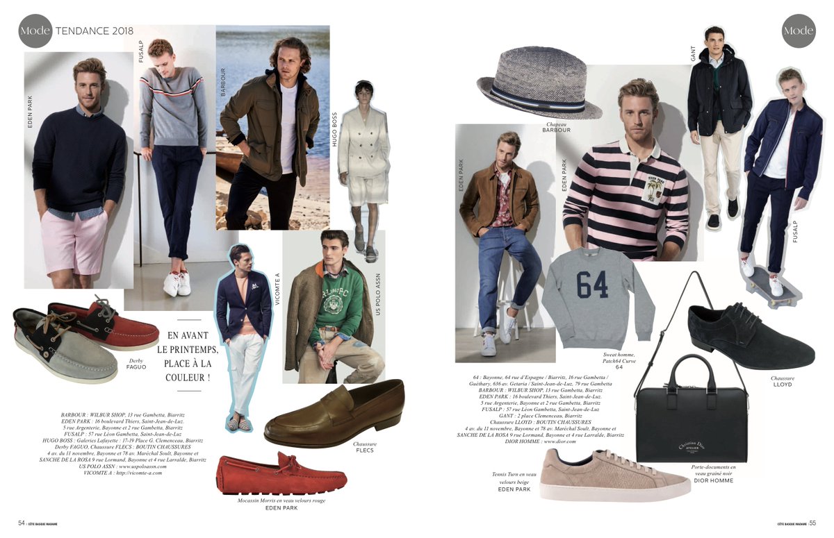 CoteBasqueMme's tweet image. La mode pour vous les Hommes ! &amp;lt;3