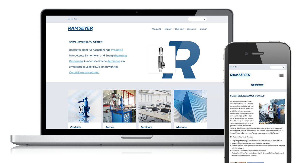 Neue Webseite für die André Ramseyer AG ist online!
💻📱➔ ramseyer.ch
#Webdesign #TYPO3 #ResponsiveDesign #weweb4you
