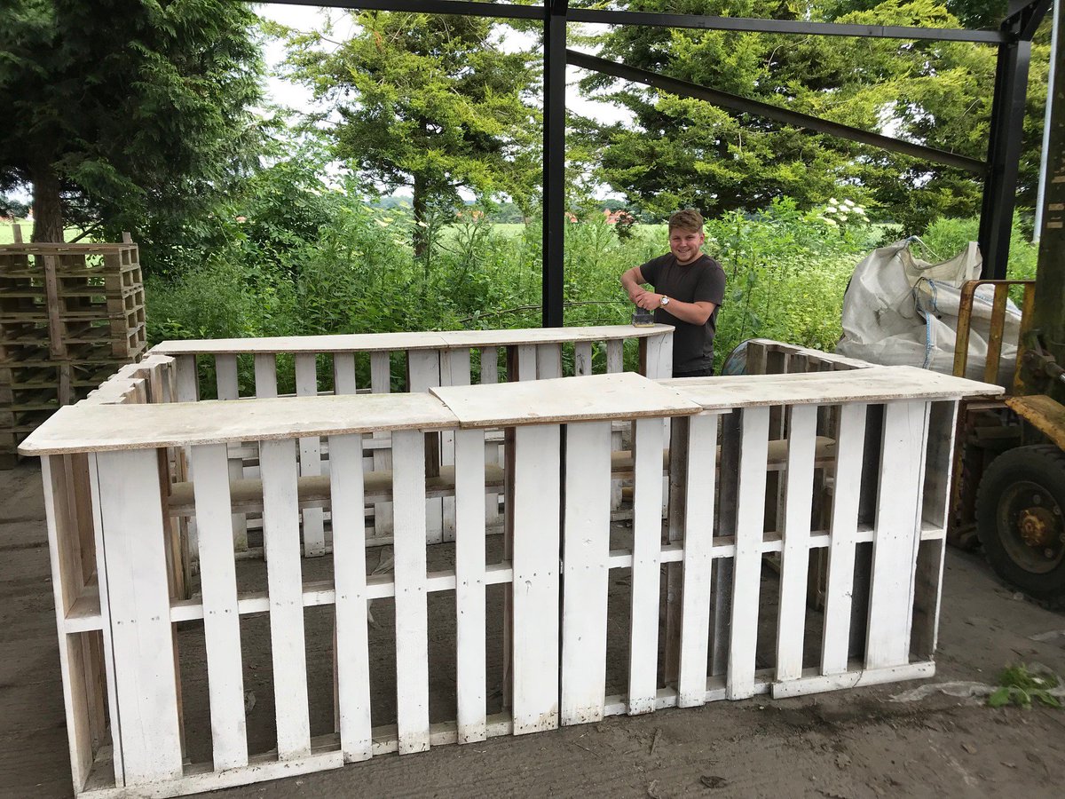 We're only one week away from the <a href="/norfolkshow/">Royal Norfolk Show</a> and our recycled pallet Gin Bar is coming on beautifully. Come and admire the finished product at stand 272, Avenue 10. #WoodenPallets #PalletCreations #RoyalNorfolkShow2018