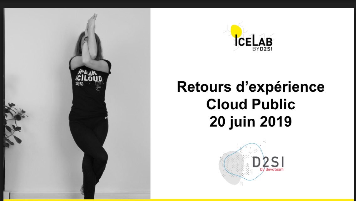 Je partage ce matin un retour d'experience #Cloud Public devant des specialistes sécurité chez <a href="/radware/">Radware</a> @d2si