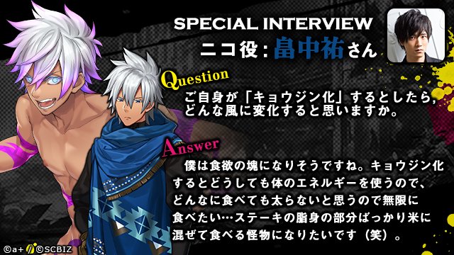 キャストインタビュー公開】 ニコ（CV: #畠中祐 さん）のスペシャル