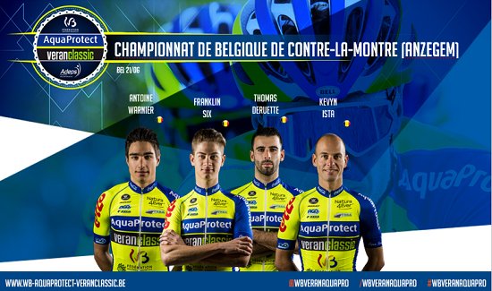 WagnerBazinWB's tweet photo. TEAM NEWS
Line-up C.B. Contre-la-montre/B.K. Tijdrijden (Anzegem, 21/06)
Newsletter > https://t.co/tMAq3BEhBi https://t.co/BsftrpZyZv