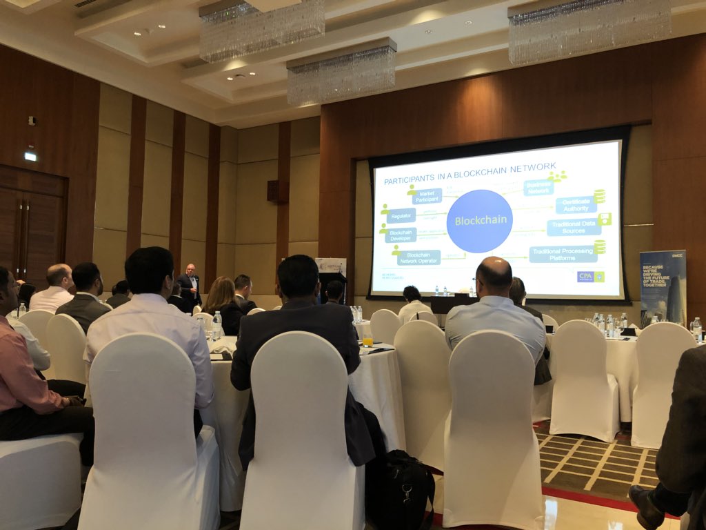Today we are attending a Blockchain and Cryptocurrency Seminar hosted by the Australian Business Council and DMCC in Dubai. #Blockchain #Dubai #mydubai #crypto