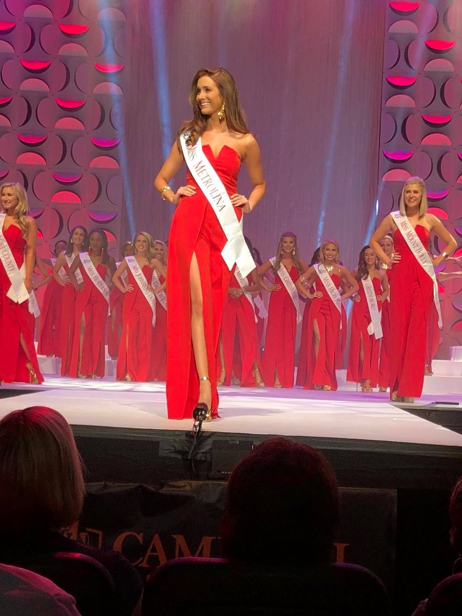 BIG shoutout to <a href="/Cousin_Couture/">Cousin Couture</a> for selecting the perfect opening number jumpsuit 😍 Night 1 of Preliminary Competition ✅ #MissNC #MissMetrolina