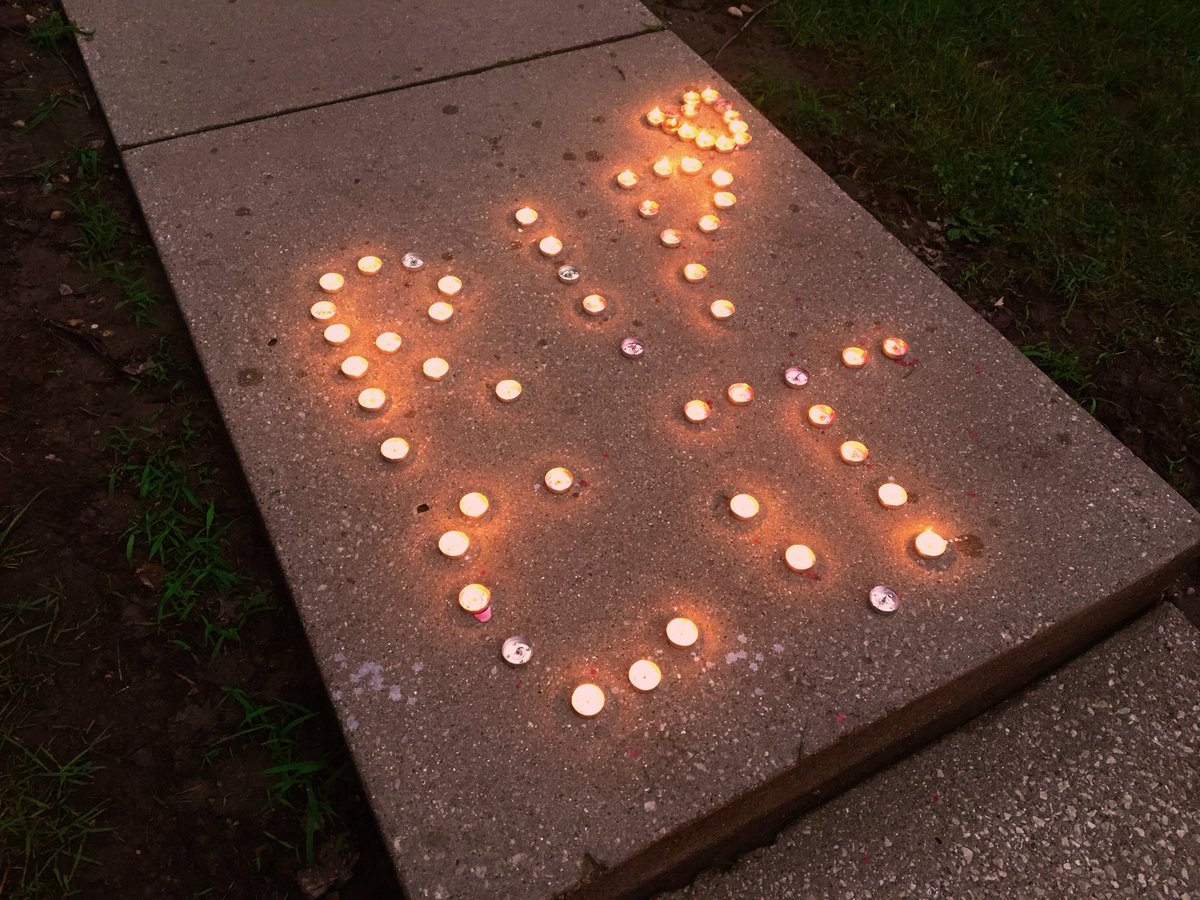 ecogden2's tweet photo. A vigil was held tonight for the three men who were murdered at Fairview Apartments in Bloomington on Monday afternoon. There was a lot of grief and sorrow but many light and peaceful moments too. https://t.co/zK97YFH8Pb