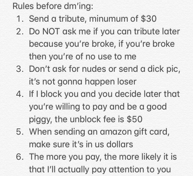 Nessmess12's tweet photo. Get it straight. #tribute #findom #paypig #sugardaddy #footworship #fetish #_efdp https://t.co/yFIahvaYxY