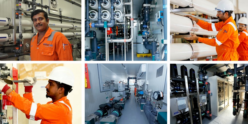 Adv_Watertek's tweet photo. Advanced Watertek provides Operation &amp; Maintenance (O&amp;M) services for various #water and #wastewater plants. Through our O&amp;M contracts we ensure that our clients have their plants operating trouble-free at full capacity 24/7. #Desalination #WaterTreatment https://t.co/vuP8ZYpYWs