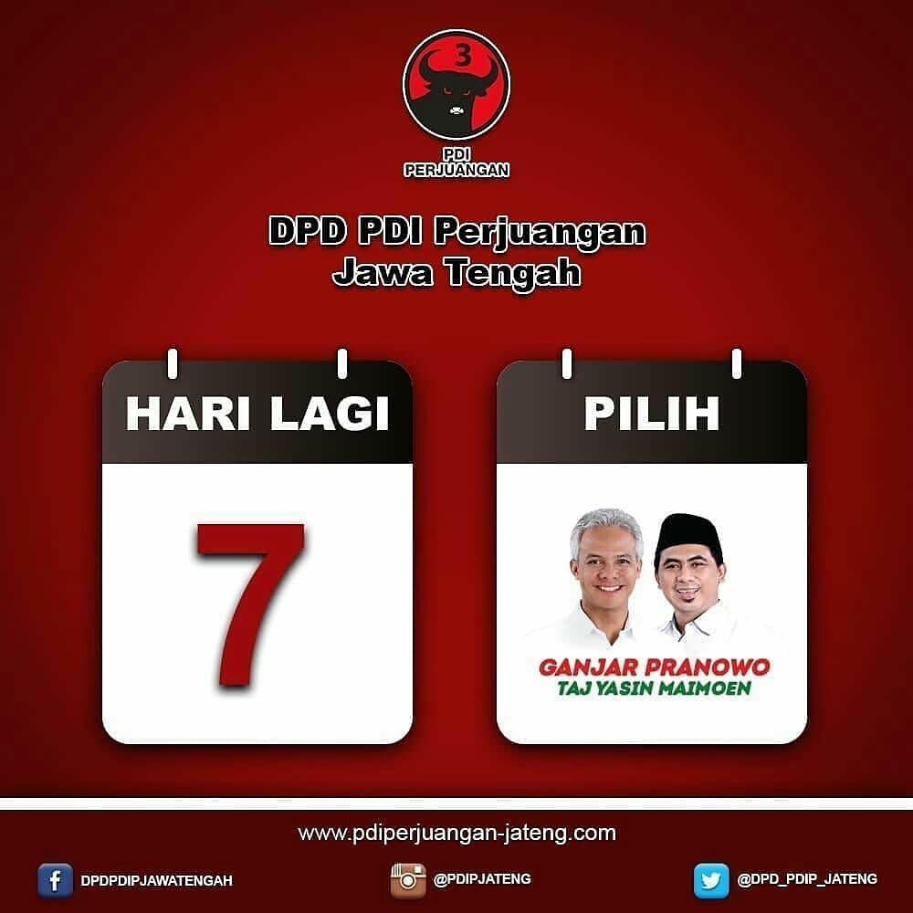 PDIP_KRA's tweet photo. 7 hari lagi kita tentukan pemimpin untuk jawa tengah dan Karanganyar.
#GanjarYasin
#yulirober
#pilihsingwesterbukti
#bablaske2periode
#pilgubjateng2018
#pilbupkaranganyar2018
#KandangBant3ng
#TetepM3tal https://t.co/R6ESIt7T3L