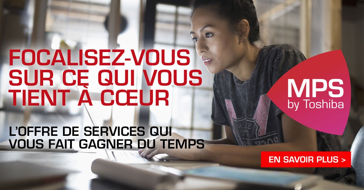AngelysProd's tweet photo. Lancement de MPS by Toshiba : Offre de services d’impression managée (Managed Print Services) destinée aux PME. https://t.co/OCp4YPjo6c #Toshiba #Print #Services #MPS https://t.co/tvCIax0MAR