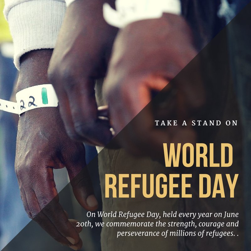 Africa_YMCA's tweet photo. Today, on World Refugee Day we commemorate the perseverance of refugees around Africa and the world at large as we also mark a key moment for the public to show support for families forced to flee.
#IStandWithRefugees
#WorldRefugeeDay https://t.co/tPvKiYSjcy