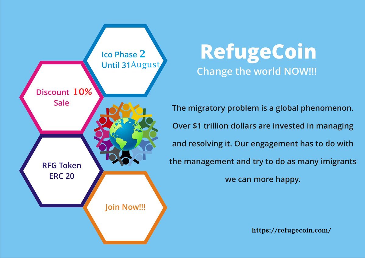RefugeCoin's tweet photo. That's why @worldbank you must check out our solution.
Read our WP here: https://t.co/5XlMonxzZK
https://t.co/eKWmgAibFS
#communitiesandrefugees #worldrefugeeday #ICO #RFG #RefugeCoin #blockchain #BTC https://t.co/tbcuF3nBP4