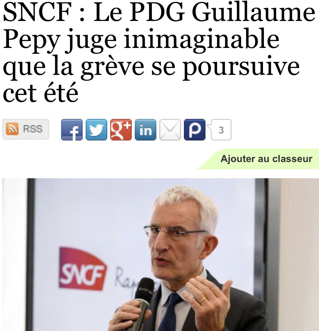 caroutcho's tweet photo. Le PDG des PDG (professionnels de la grève) en quelque sorte... #sncf #guillaumepepy #greve #cgt #fo https://t.co/XTIWej2EvB
