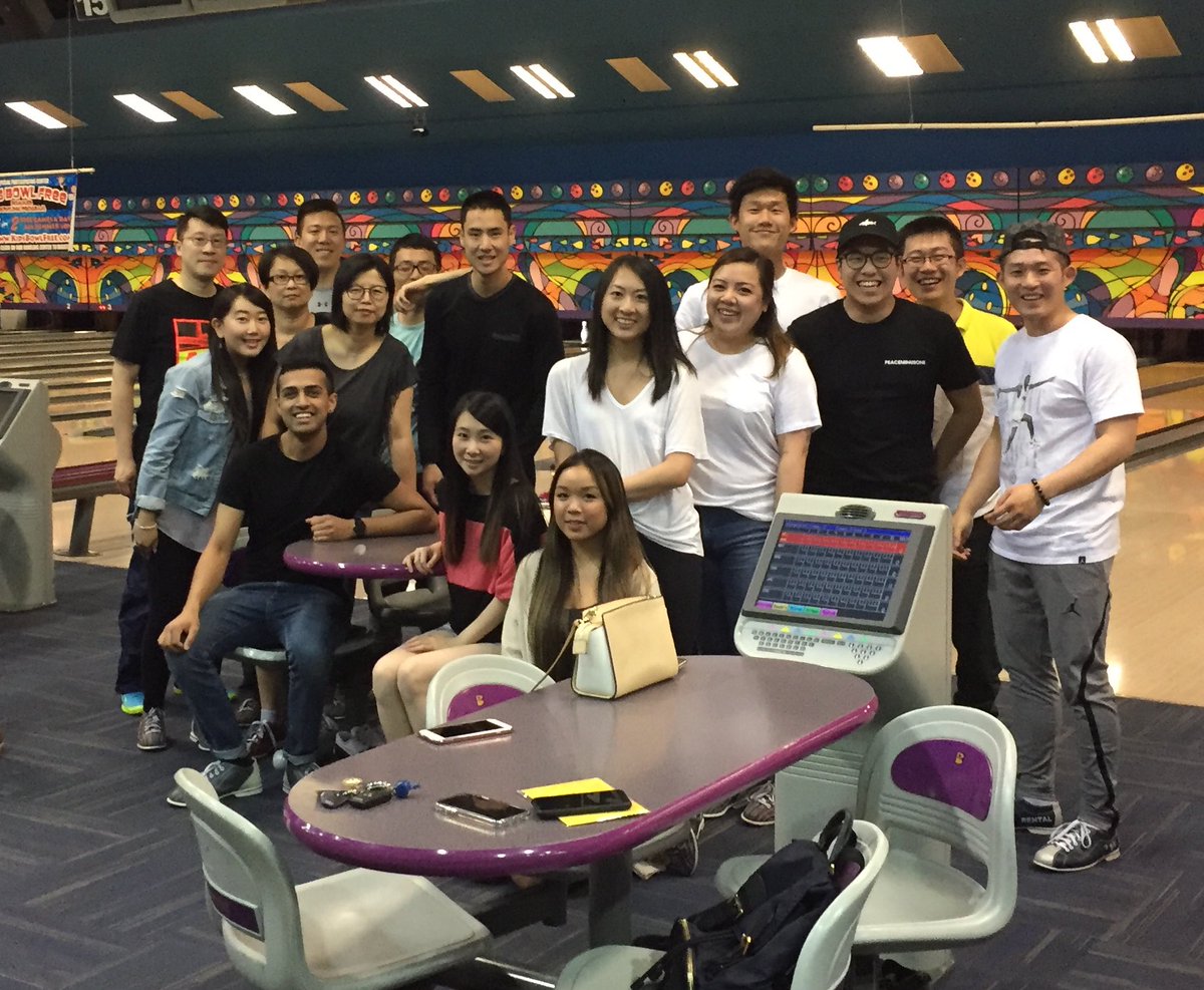 Employee appreciation event #teamRichlea #BowlingNight #TheTeamWorksTogetherPlaysTogether #YouMakeTD <a href="/melanie_cheung/">Melanie Cheung</a> <a href="/AdamChu_TD/">Adam Chu</a>