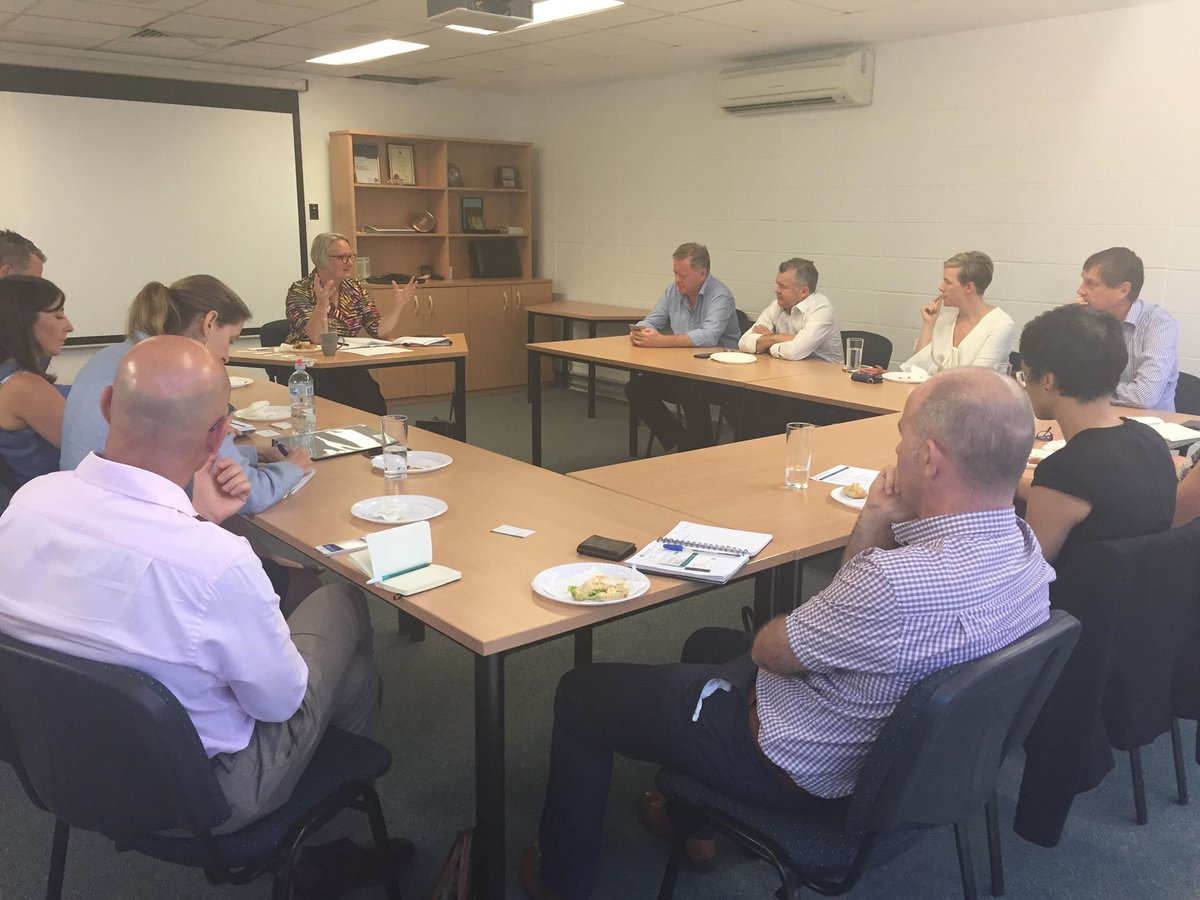 NT_IBC's tweet photo. IBC working business lunch today with Julianne Merriman, Assistant Secretary, Business Engagement and Competition, DFAT Canberra re Trade and Investment policy developments, and how these can benefit or challenge NT businesses. @DFATNT @ICAEAustralia https://t.co/nl5U08ybNt