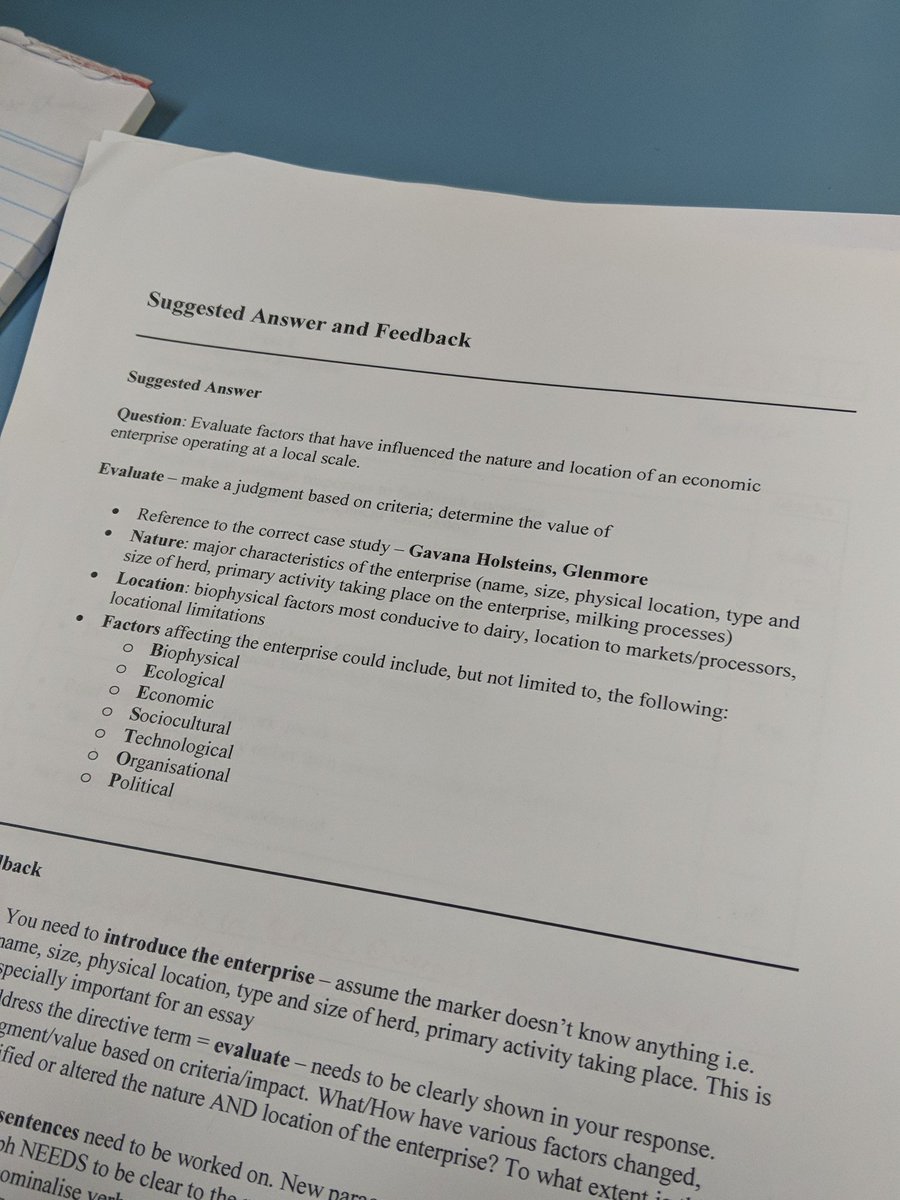 Mr_Sciortino's tweet photo. Delayed feedback for Yr12 task 3 today. Boys engaged with it well. First went though general comments, then students read individual feedback. We then had individual conferences for where to go &amp; they had to guess their mark. Most were spot on/under my mark #gregography #GeoSPC https://t.co/Afhf7bXJBV