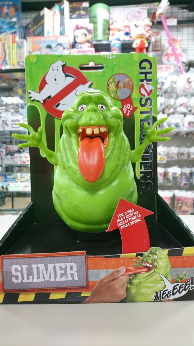 ホビーオフ亀戸天神前店 در توییتر ご機嫌なおもちゃが入ってきたぜ ゴーストバスターズ より スライマー 腕を動かすとテーマソングが鳴って 舌を引っ張る と叫び声をあげます カワイイ