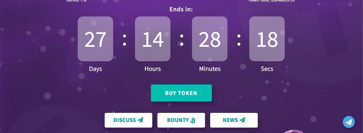 TreonNews's tweet photo. ICO Phase 3 is Live Now and it will end in 27 days! Hurry up!
#Treon #Treon_ICO #Pre_ICO #Top_ICOs #Blockchain #Ethereum #Fiat_money #Bitcoin #EWallet #Crypto #Cryptocurrency #Utilities #Utility_Payment #Prototype #TokenSale #TokenNews #SuccessfulICO #Strategy #Rollout https://t.co/6G5g9ogIoe