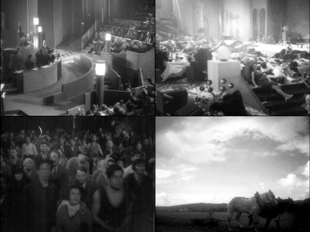 philippe_rouyer's tweet photo. Apocalypse Now... Dans « La Fin du monde » (1931), son premier film parlant, Abel Gance imagine les ravages causés par l’annonce qu’une comète va entrer en collision avec la Terre. L’échec de ce film mutilé a mis un frein aux délires visuels du cinéaste @GarconsOfficiel https://t.co/dkoXoOvGqE