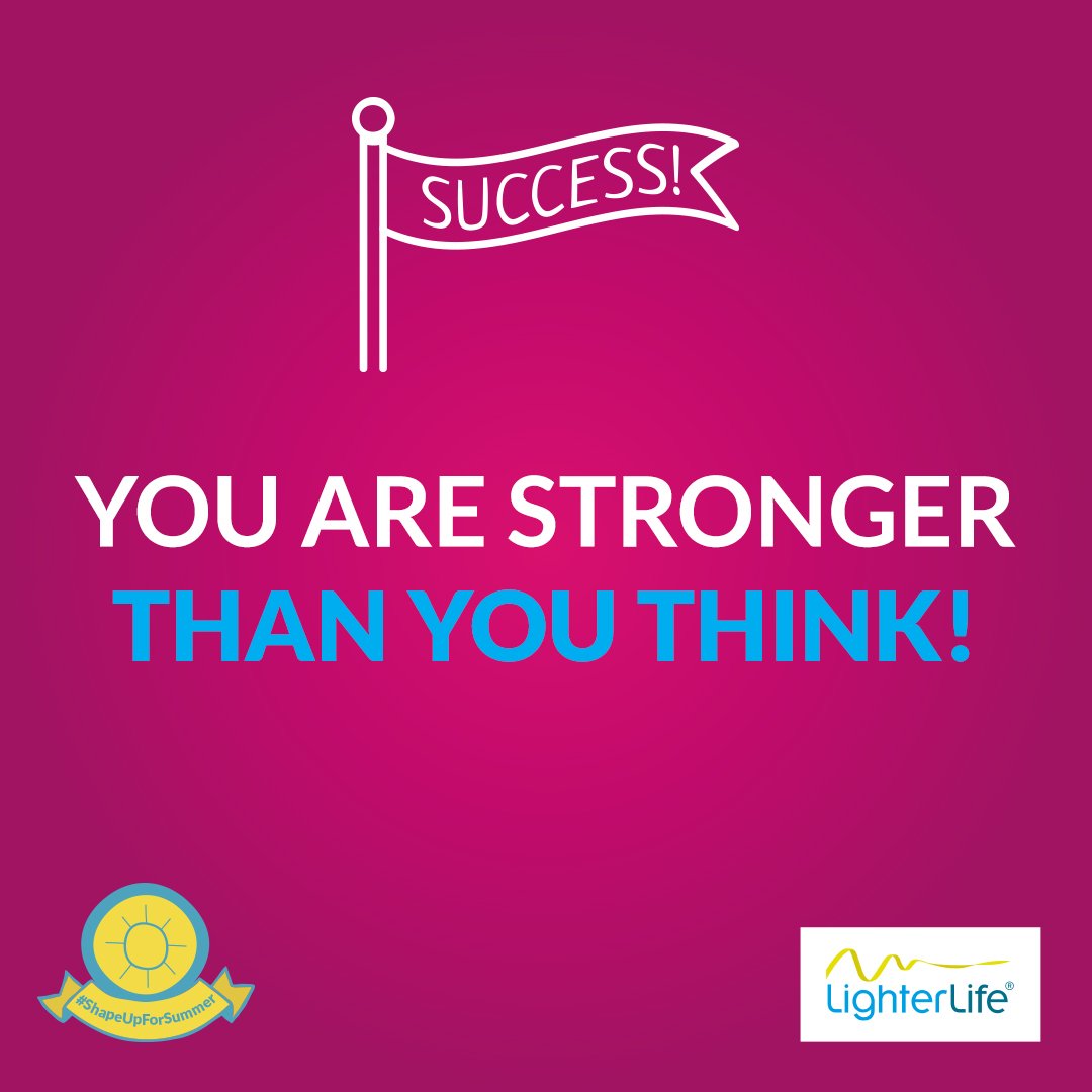 lighterlife's tweet image. Who&apos;s almost hit their goal weight? 💪 #ShapeUpForSummer #WeightLoss #GoalWeight