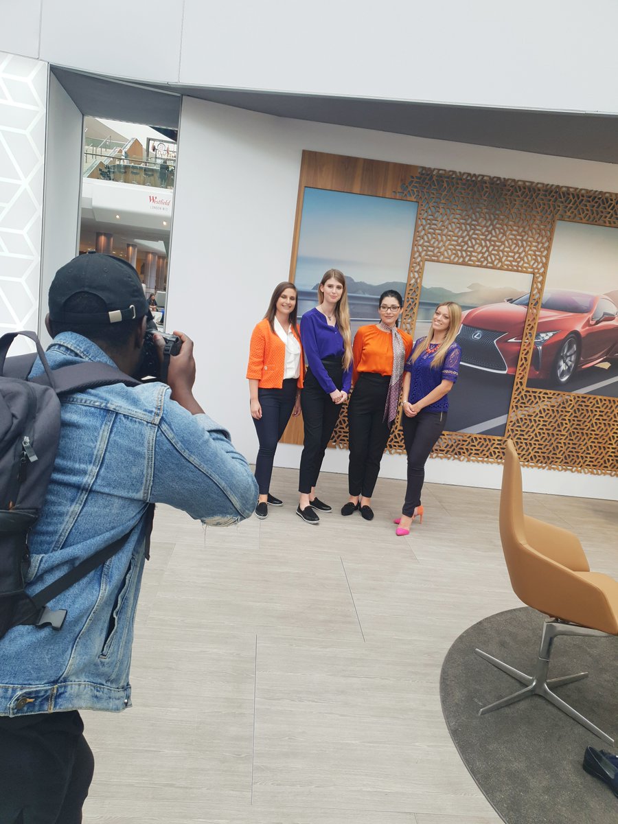StyleDoctors's tweet photo. Behind the scenes at our #photoshoot this week @westfieldlondon #styling @LexusUK brand ambassadors. Head down to see their new looks styled by our styling team today. #londonstylists #workwardrobe @HUGOBOSS @randbofficial @KarenMillen @houseoffraser https://t.co/br1PIrbsRv