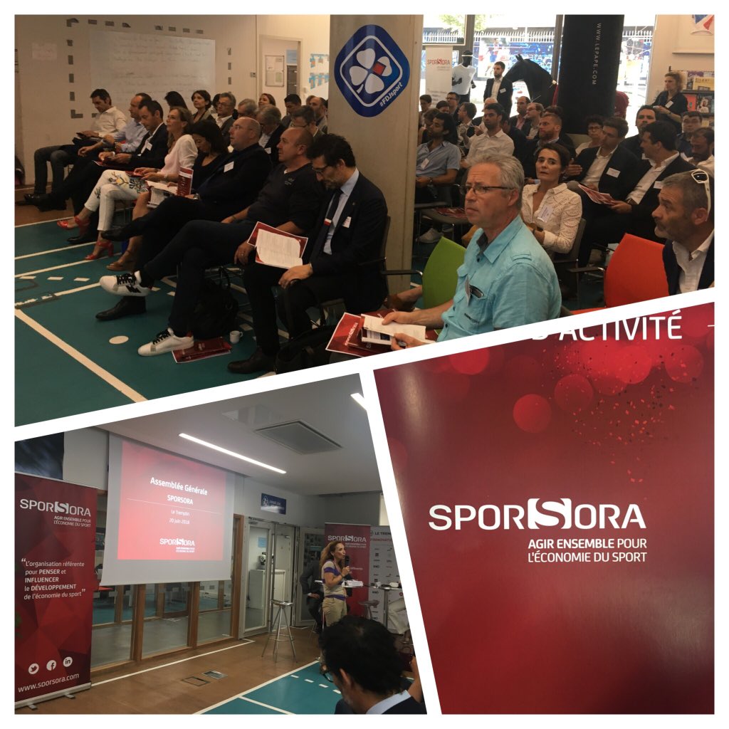 luzyne_fr's tweet photo. Présents à l’AG de @Sporsora, L’Organisation référente de l’économie du Sport en France, au @LeTremplin_ #StadeJeanBouin : image de la vitalité du #Sport et des acteurs du sport 👍🏻 https://t.co/KaXWFhhUKu