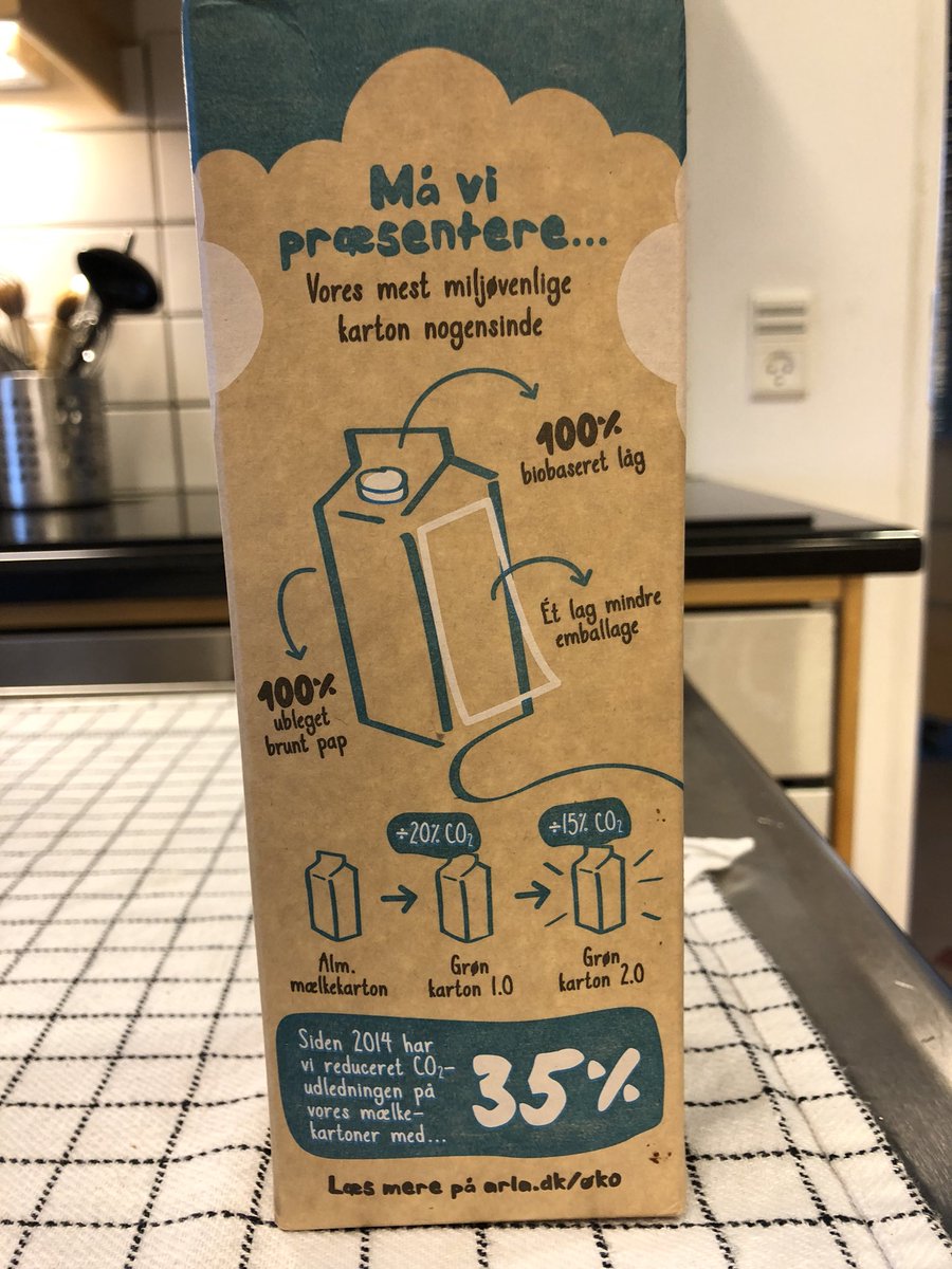 Arla tager endnu et skridt på vejen. Målet må være en mælkekarton, der kan genbruges