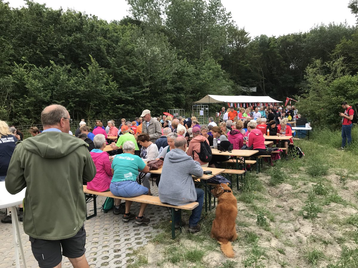 SamantadeGroot's tweet photo. De eerste #stempelpost voor de 20km #woudweg #Egmond. De eerste 6,1 km zit erop. https://t.co/O5qQyvKDh5
