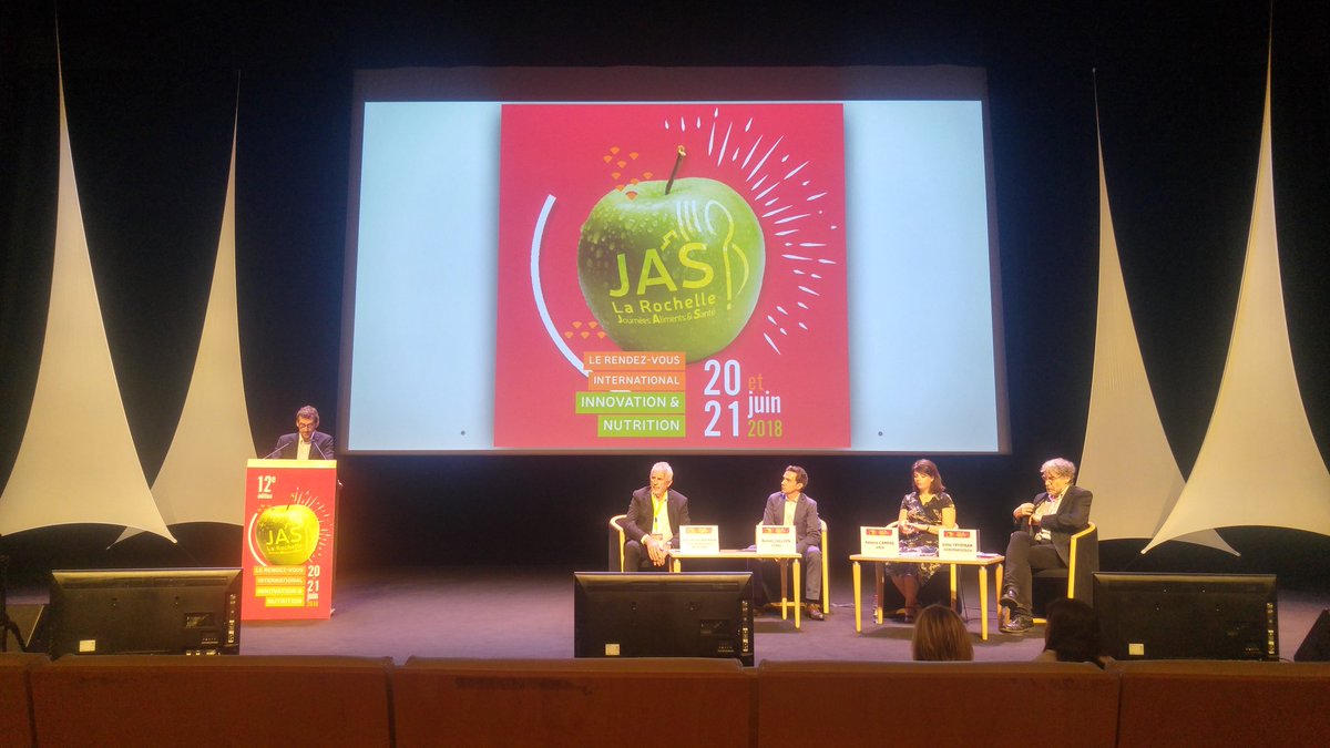 Conférence d'ouverture des #JAS2018 à La Rochelle !
Deux journées sur l'innovation, la santé et la nutrition en perspective.