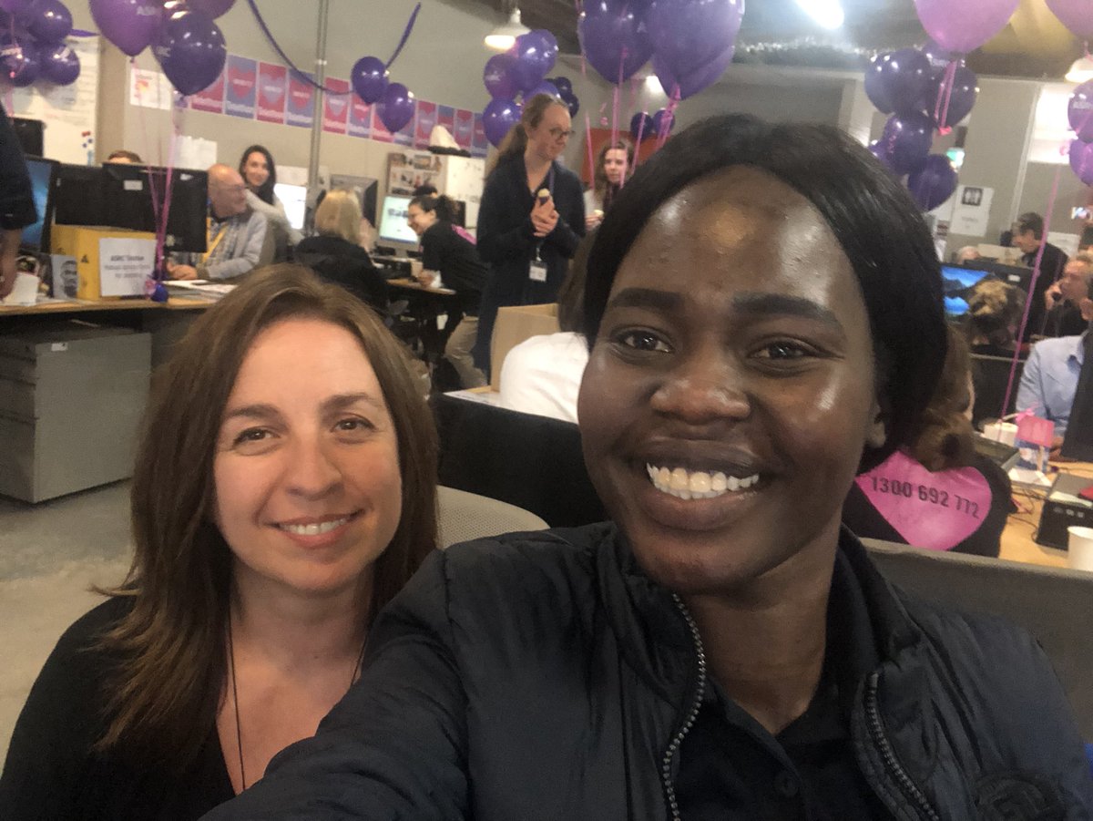 Such a pleasure to meet you today @AkecMakur at the #ASRCTelethon Great way to spend #WorldRefugeeDay There’s still time to donate too! @ASRC1