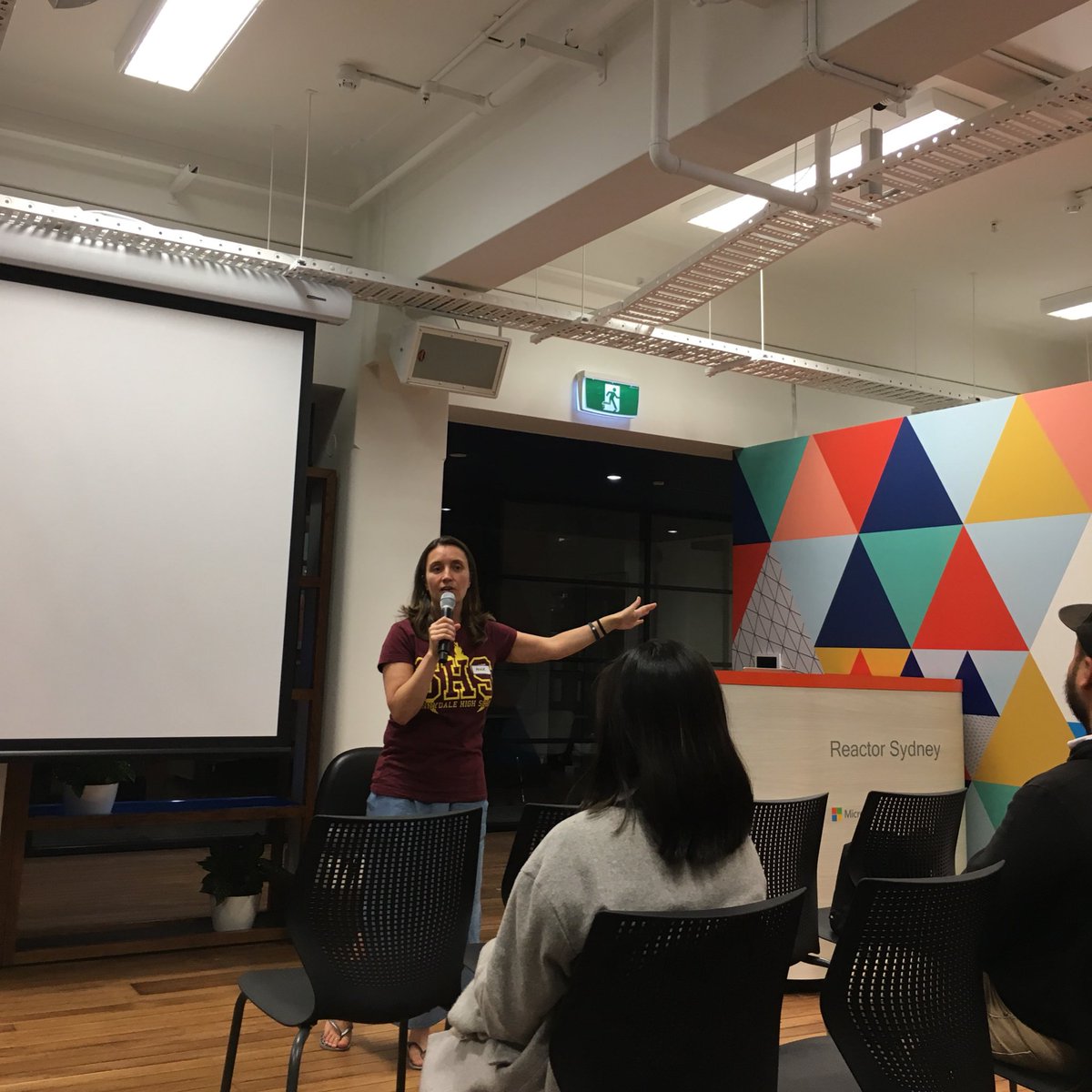 hdavidky's tweet photo. @annie_parker opening up today’s @techfugeesaust1 speaker event #techfugeesMeetup #Withrefugees https://t.co/jlWOKuXc9I