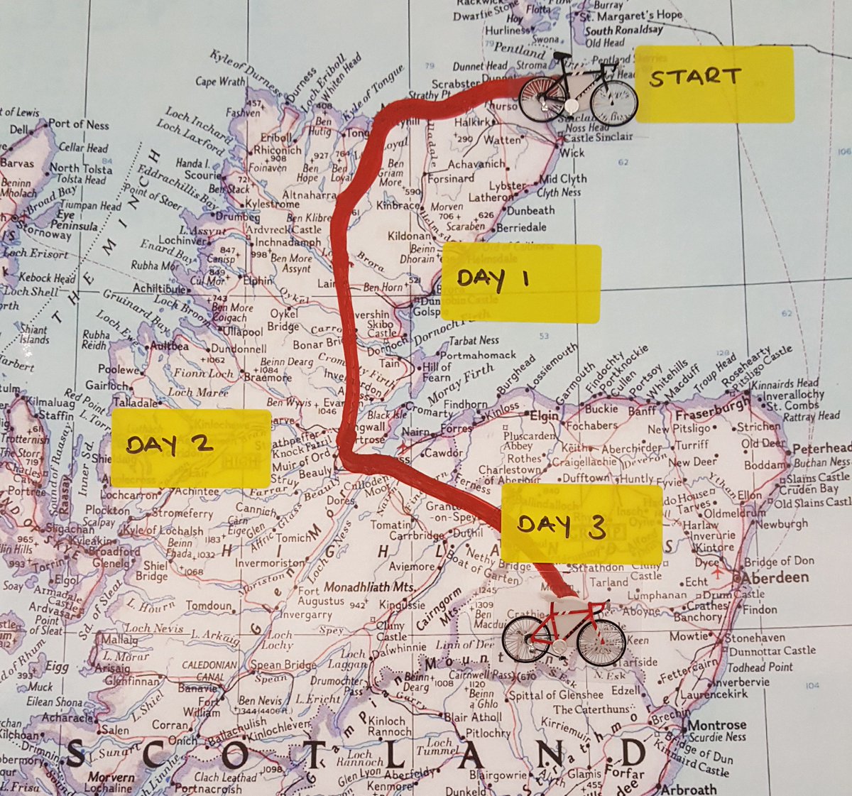MechlineLtd's tweet photo. "How high are we? Ski centre high" Read all about Day 3 of the JOG-LE challenge here - https://t.co/vLkXKrh9bo #pgtracker 🚴‍♂️ https://t.co/XLUsmEs0X5