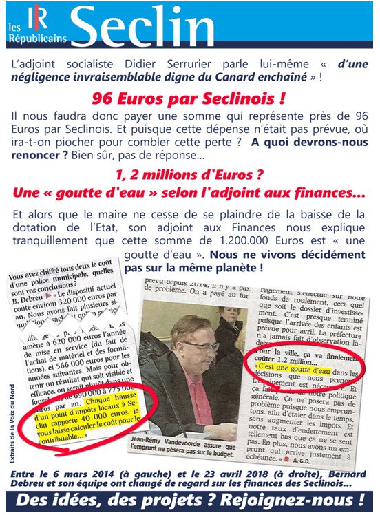 EricDrelon's tweet photo. Le Maire de #Seclin #BernardDebreu affirme depuis 2013 que la #CrècheSeclin ne coutera pas un € à la Commune. La @MEL_Lille paiera 1.2M€ . La #MEL ne donnera rien, parce que hors compétence. 5 années pour s'en rendre compte. Qui paiera le #SeclinCrèchegate ? @lavoixdunord https://t.co/N5CckC075o