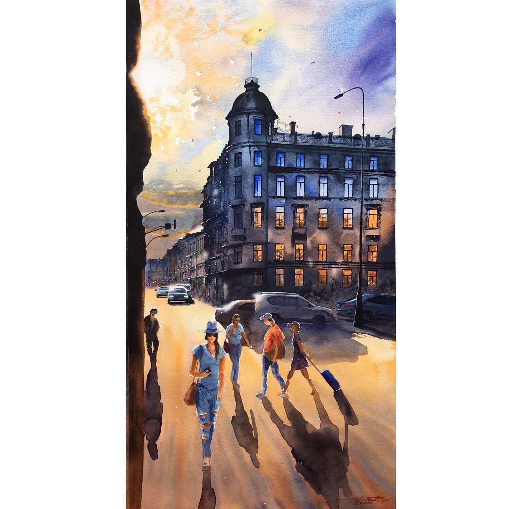 november_ra1n_'s tweet photo. Moscow summer. Watercolor 32x56cm 🎨 | #painting by eloymorales73 | #instagram 📸 | 
#moscowstreet #streetinmoscow #moscowsummer #watercolor https://t.co/t69sC9hkJa