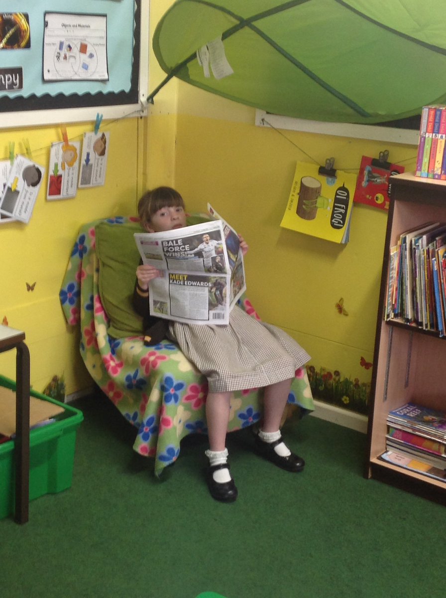 BuryPrep's tweet photo. Our year 1 children enjoying their new 'first news' newspaper! https://t.co/eevAu50EkF