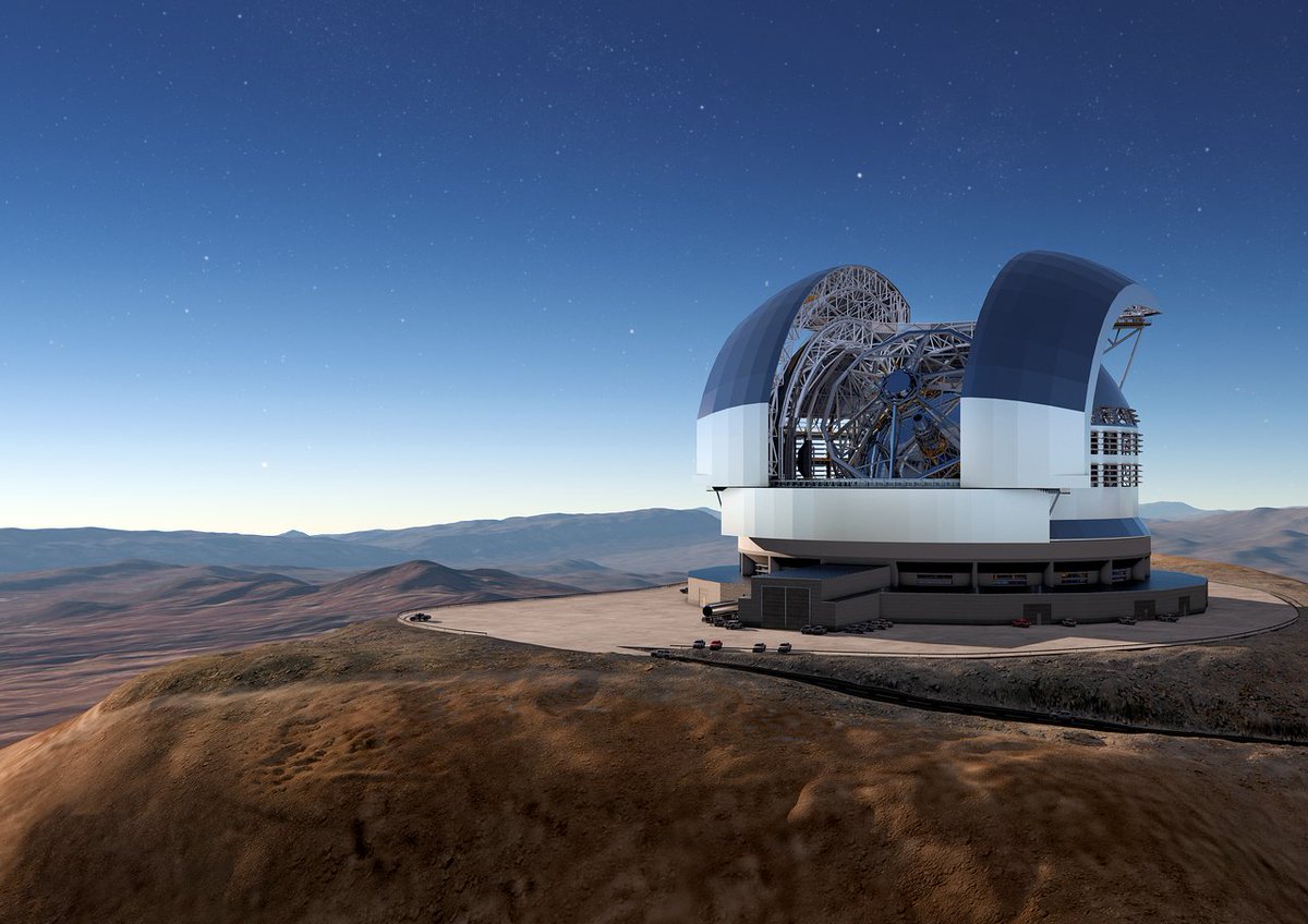 ESO_Spain's tweet photo. #ELTprogress: ESO firmó contrato con la empresa Teledyne Imaging Sensors para comprar los detectores necesarios para construir los primeros 3 instrumentos del #ELT https://t.co/WhTswtWCaU
Credit: @ESO https://t.co/4xGjOnooE1