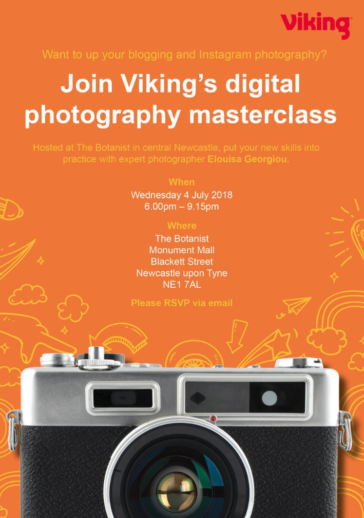 uk_vikingdirect's tweet image. Get your trigger finger ready #Newcastle, our #VikingPicturePerfect #BloggerEvent is heading your way! 📸