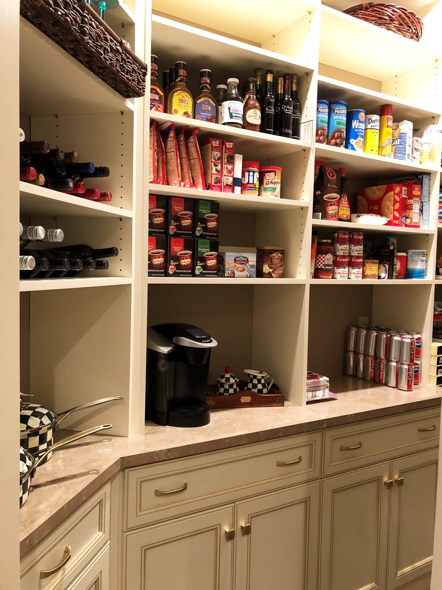 Pantry woes? Not anymore! See how we turned this client's awkward pantry area into one that's perfect for entertaining and the everyday.

bit.ly/2JTQHkd