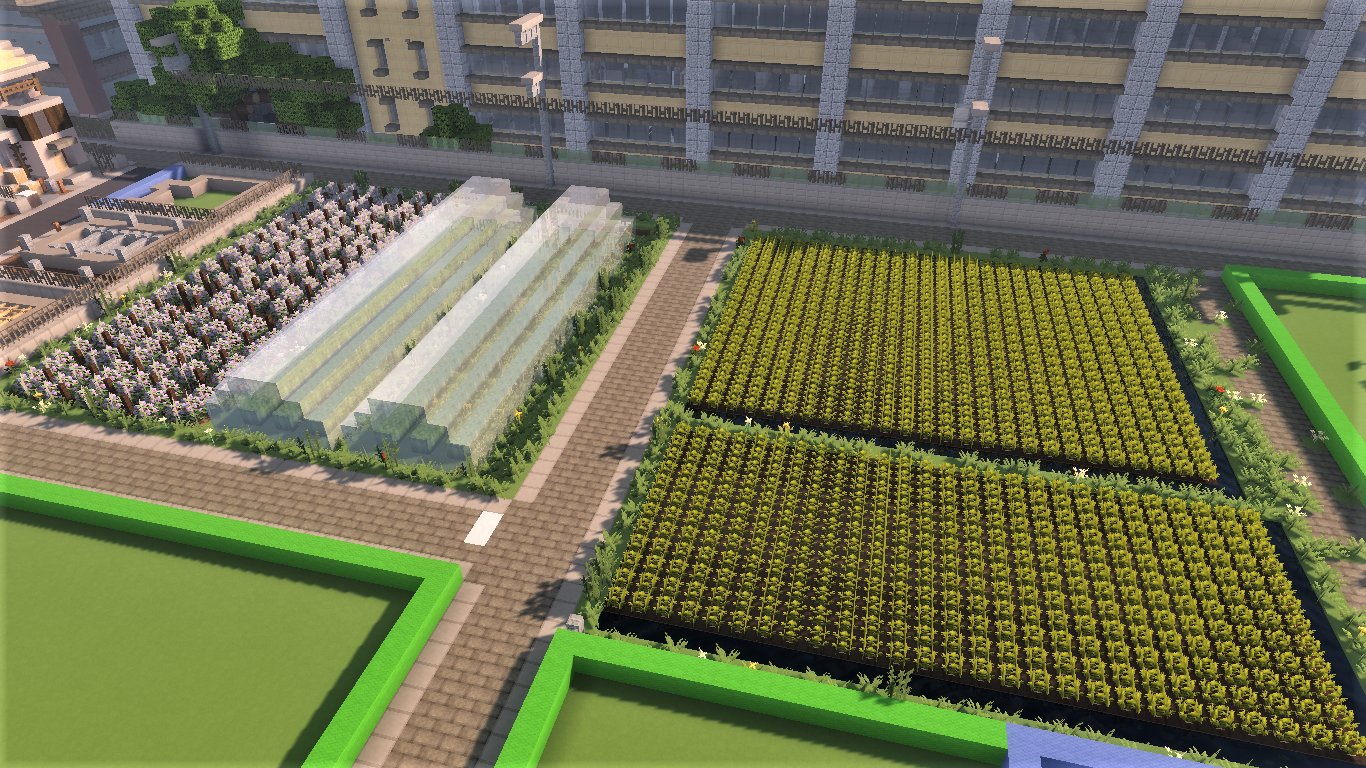 とーたつ Twitterren 畑 Minecraft建築コミュ 佐山市